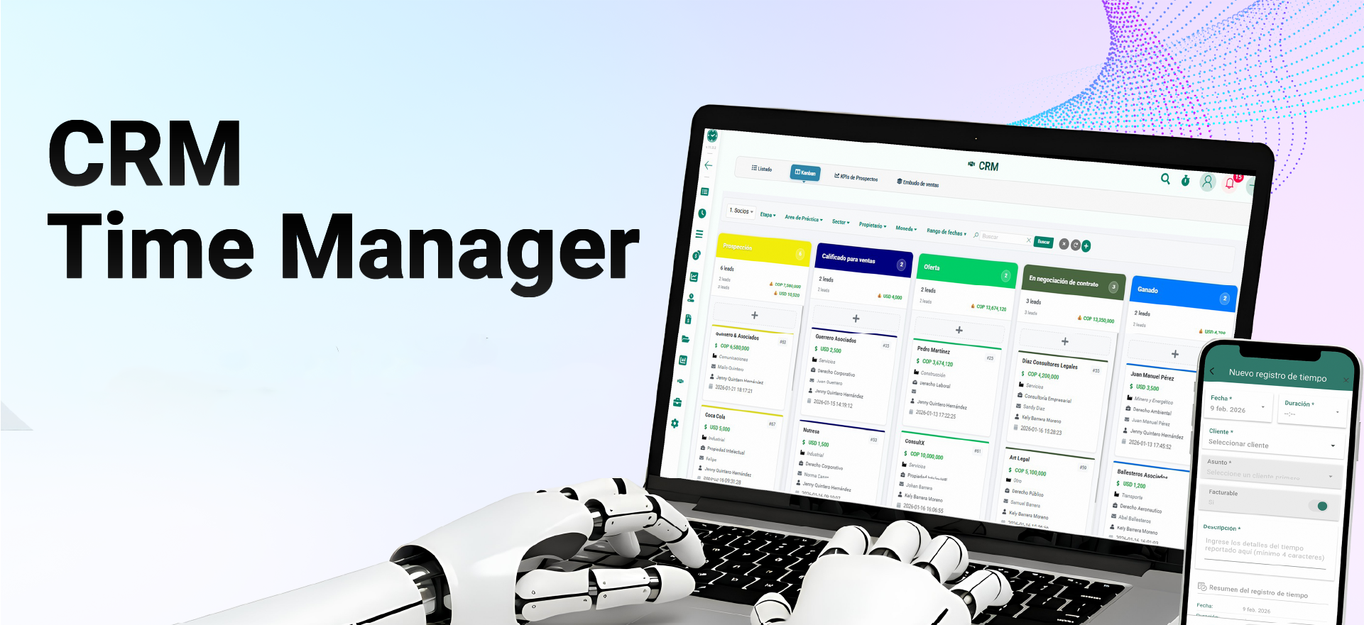 EL CRM #1 EN FIRMAS LEGALES: AUTOMATIZA TUS VENTAS Y GANA CONTROL TOTAL DE TU DESPACHO